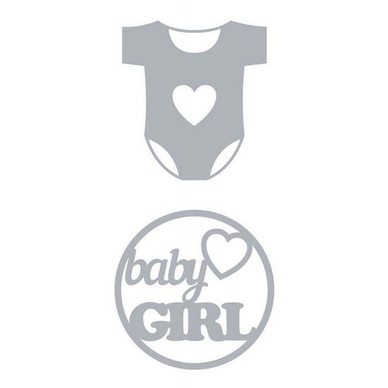 Dies Scrapbooking Naissance De Fille Cette Matrice De Decoupe Body Avec Un Tampon Baby Girl Vous Servira A Confectionner Des Cdiscount Beaux Arts Et Loisirs Creatifs