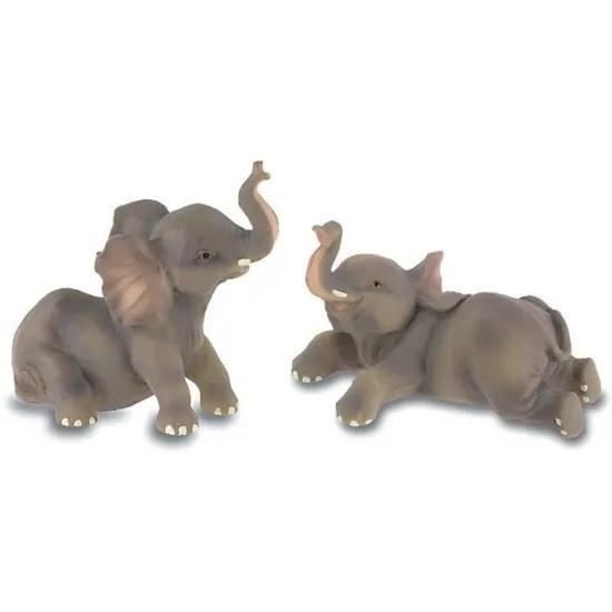 STATUETTE STATUE ÉLÉPHANT En Bois Ébène ? Art Sculpture Animaux 2kg EUR 25,50 - FR