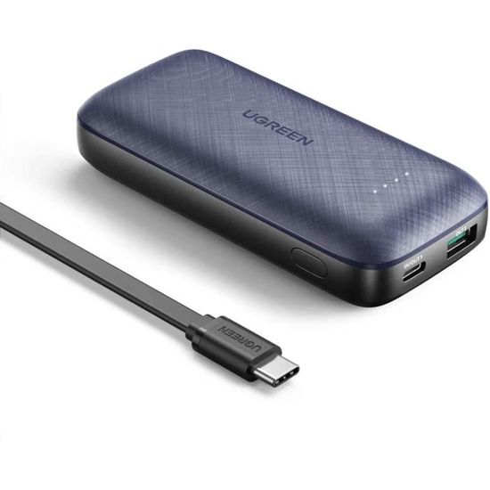 UGREEN Mini Batterie Externe 10000mAh USB C PD QC 3.0 Power Bank Charge  Rapide Compatible avec iPhone 12 Pro Max Mini Se 2020 11 iPa - Cdiscount  Téléphonie