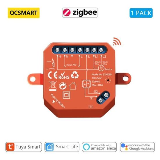 Module de commutateur pour rideaux et volets roulants - Tuya - C682 ...