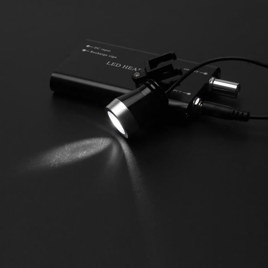 Lampe Phare LED Dentaire ETERFANT 5W - Filtre Pour Loupe - 15000-30000 Lux - Neuf Sous Blister