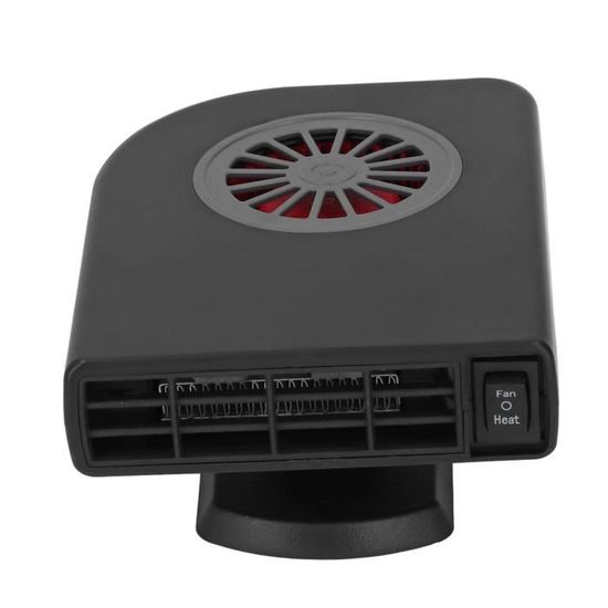 Chauffage de voiture portable, désembueur de pare-brise, 2 en 1, noir et rouge, 24 V, 150 W Chauffage de voiture portable, désembueur de pare-brise, 2 en 1, noir et rouge, 24 V, 150 W