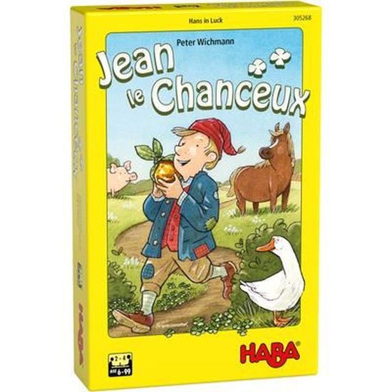Jeu de société - HABA - Jean Le Chanceux - Mixte - 6 ans et plus - Jeu de plateau