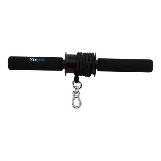 Rouleau de poignet musculation pour avant-bras,Morwealth Poignet Rouleau Formateur Forearm avec