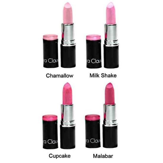 Lot De 4 Rouge A Levre Rose Paillete Et Mat Maquil Achat