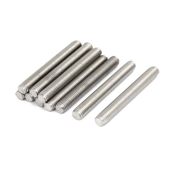 Lot De 10 Tiges Filetées M10x90mm Pas 1,5mm - Inox 304 - Uxcell (neuf)
