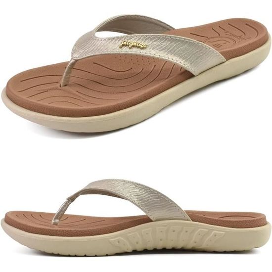 Tongs Mode Femme Tongs Orthopédiques Femme Confort Et Soutien De