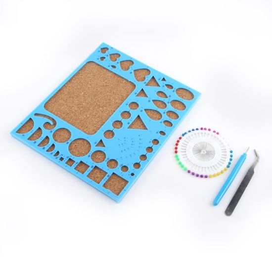 Kit Outils Quilling Papier - 3 Pièces : Aiguille, Pince à épiler, Outil Fendu - Pour Créations DIY Déco