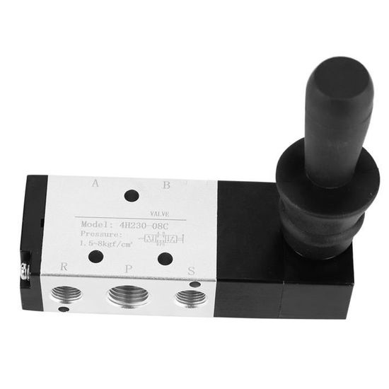 Vanne Pneumatique Manuelle 5 Ports 3 Positions - Pression 0-0.8 MPa, Alliage - Pour Systèmes De Contrôle Industriel