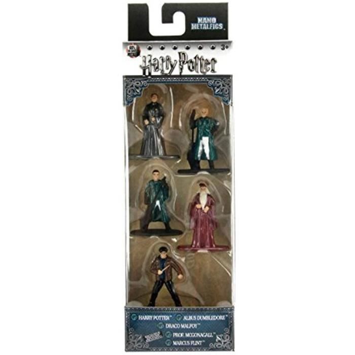 Jazwares NANOFIGS Harry Potter Pack de 5 Figurines, 98667