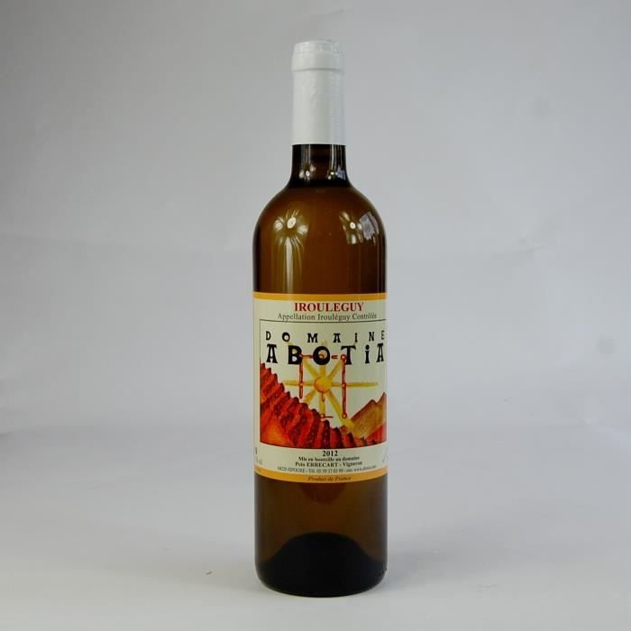 Vin blanc sec Irouleguy AOP Domaine Abotia