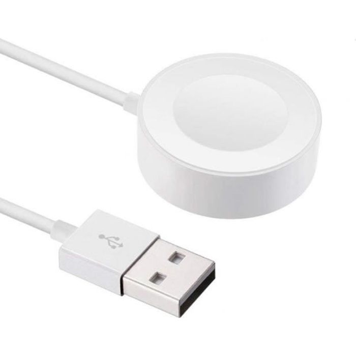 Chargeur Apple Watch [Certifié Apple MFi] 1M Câble de Charge Magnétique,Apple Watch Series 1 2 3 4-38mm 40mm 42mm, 44mm- Blanc