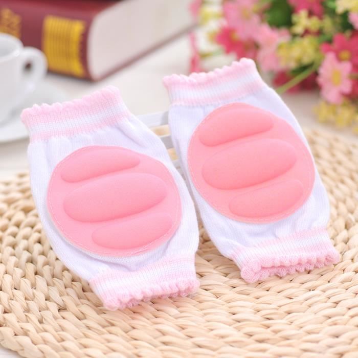 Genouillère en coton confortable rose Protection Genoux Bébé Enfant fille garçon sécurité outil