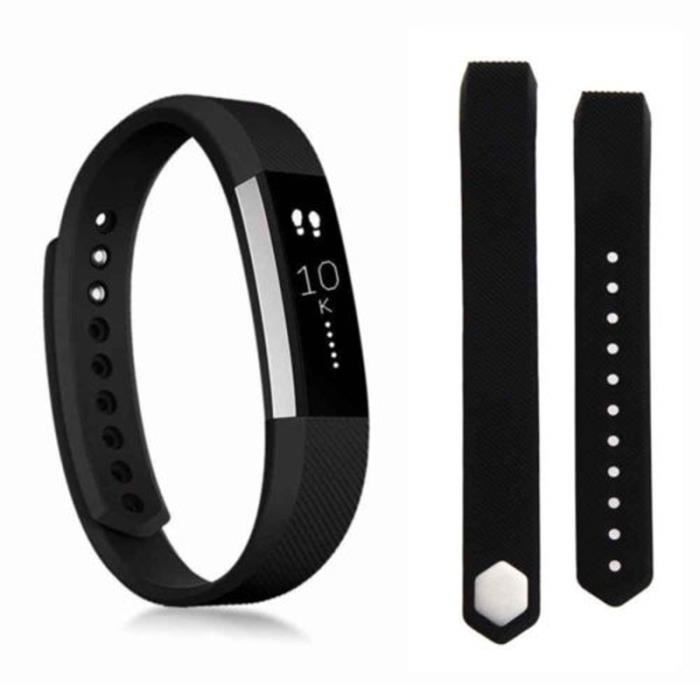 Fitbit Alta - HR Bracelet de remplacement bande de poignet Noir S