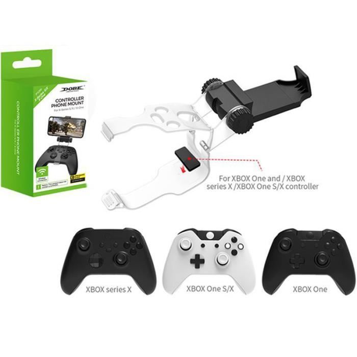 Support Telephone pour Xbox Series X/S avec Ajustable Support Smartphone, Support Clip Téléphone pour Xbox Series X/S Contrôleur
