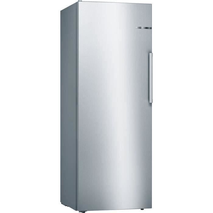 BOSCH KSV29VLEP - Réfrigérateur 1 porte - 290 L - Froid statique - A++ - L 60 x H 161 cm - Inox côtés silver