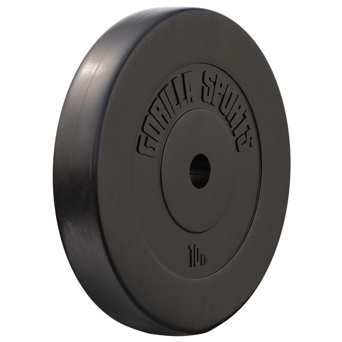 1x disque en plastique 10 kg, Ø 31mm d'alésage