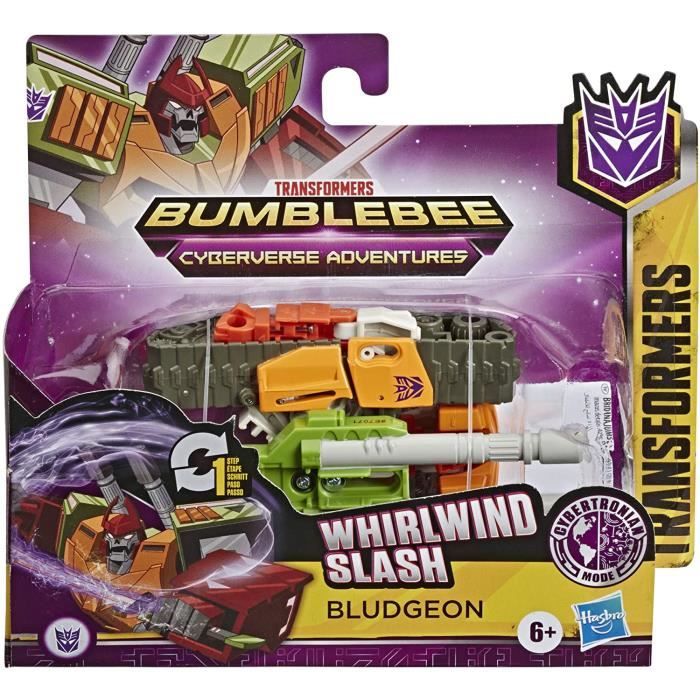 Transformers Bumblebee BLUDGEON Cyberverse Adventures - Robot Action 2 en 1 Transformable 10.5 cm