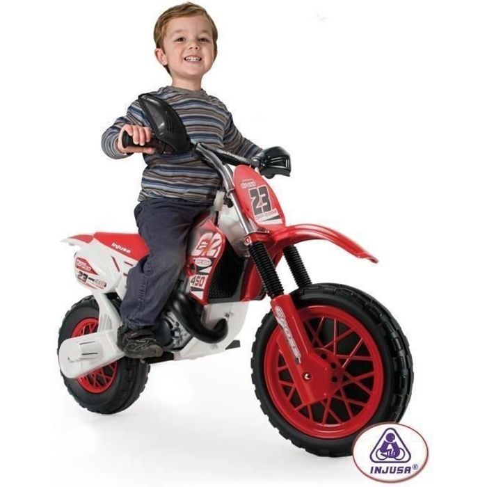 INJUSA Moto Electrique Enfant Enduro 6 V