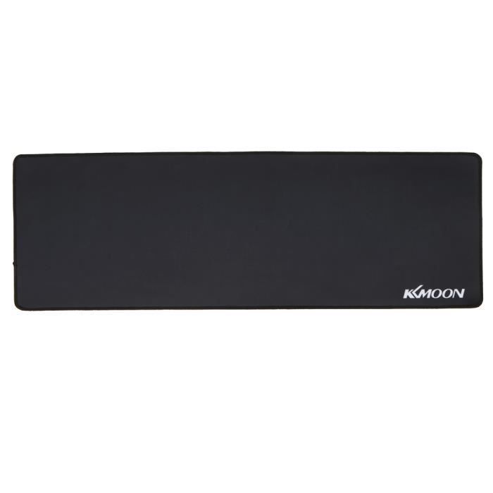 KKmoon 900 * 300 * 2mm grande taille noir résistant à l'eau anti-dérapant en caoutchouc jeu souris pad tapis de bureau