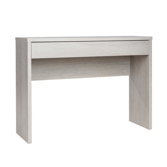 MEUBLES COSY Table de Console - Table d’entrée - Style Scandinave - Décor Chene cendré - 109 x 34 x 81 cm