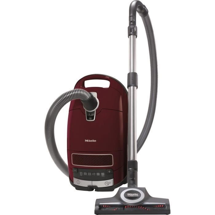 MIELE Complete C3 Cat&Dog PowerLine Rouge - Aspirateur Traineau avec Sac - Moteur Power Efficiency - Turbobrosse Poils d'animaux