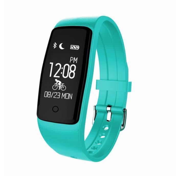 Kingwing® Smart Wristband S1 Bluetooth Fréquence cardiaque IP67 imperméable à l'eau avec mode de natation Bicycle Riding Mode Smart