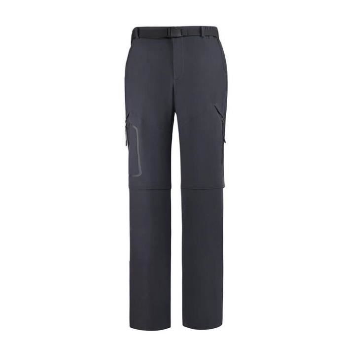 Pantalon de Softshell Femme Mi Saison Imperméable Séparable Pantalon Randonnée Femme Printemps