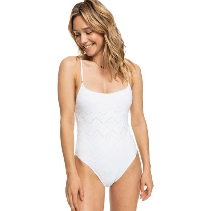 Maillot de bain 1 pièce femme Roxy Quiet Beauty - white - XL