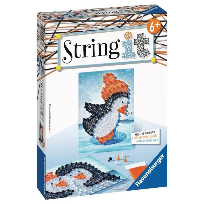 RAVENSBURGER - String It mini: Pingouin
