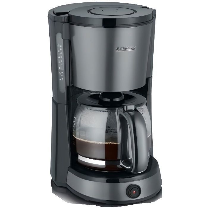 Cafetière Severin KA 9543 gris métalisé, noir