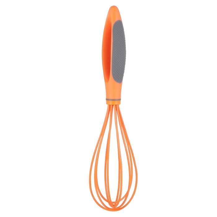 UPKOCH 10 pouces mélangeur à oeufs à la main ballon en silicone fouet crème au lait mousseur FOUET MANUEL - CUILLERE MAGIQUE