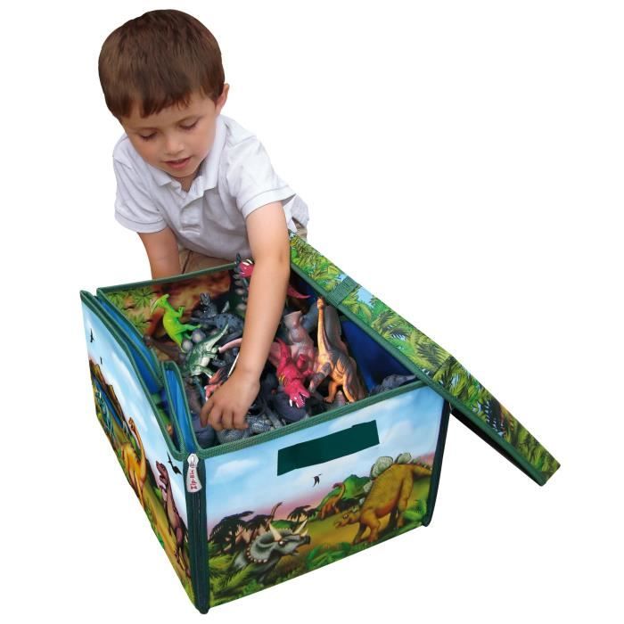 DINOSAURE Boîte de Jeu et de Rangement Jouets Zipbin