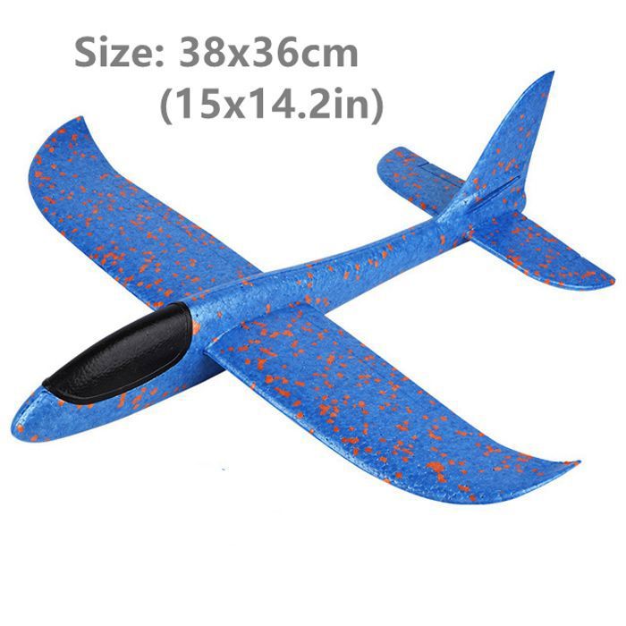 Y0075 LV S 35cm   Planeur en mousse pour enfant, Avion à lancer à la