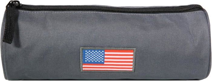Trousse Triple NASA Camo – Gris – 3 Compartiments – Style Streetwear Scolaire
