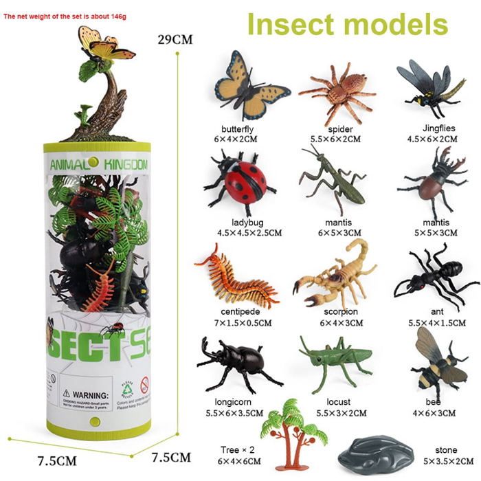 Figurines Animaux De La Ferme - Lot De 12 Miniatures PVC - Jouets Pour Enfants, Décoration - KILDOWS