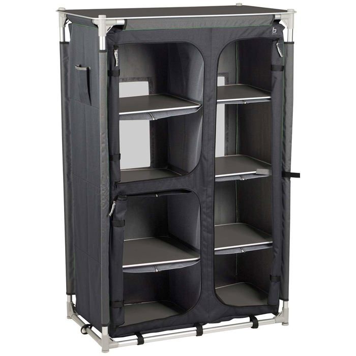 Meuble de camping Bo-camp - 1693641Noir - Armoire multifonction Noir