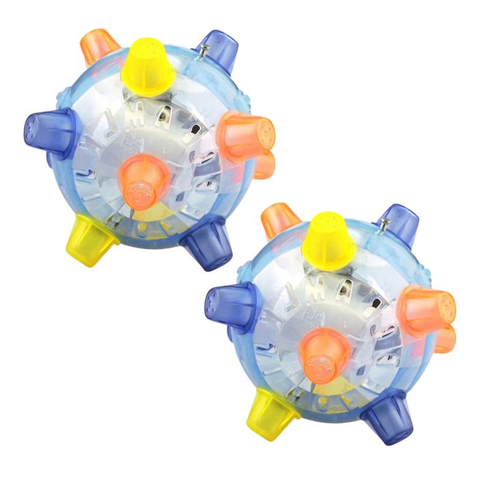 Balle sautante à LED pour animaux de compagnie, jouet musical, balle dansante pour chiens et chats