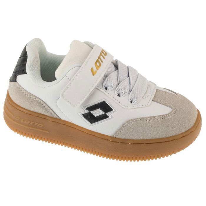Lotto Chaussures de foot en salle - LOTTO - Makera K 2601250K-1011 - Blanc - Garçon (Enfant) - Dessus synthétique