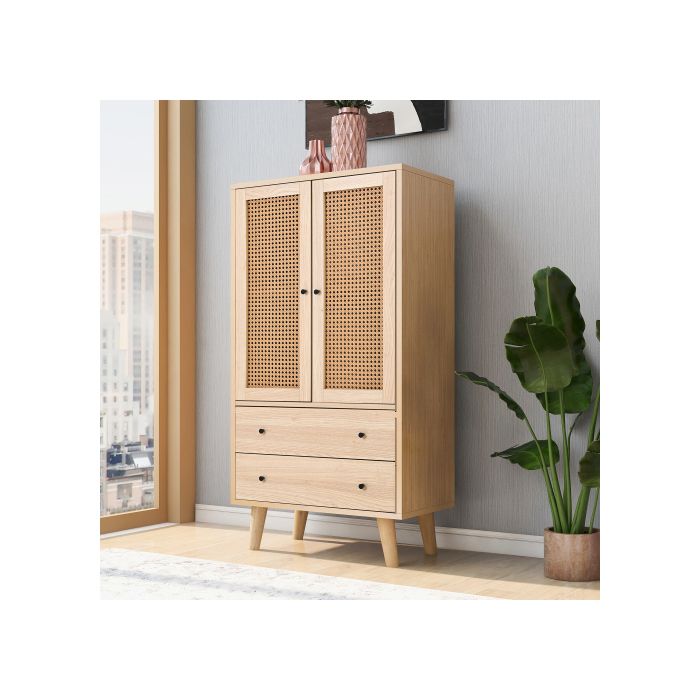 ®TONLRGY Buffet meuble à tiroirs avec portes et tiroirs grand espace de rangement largeur 60 cm