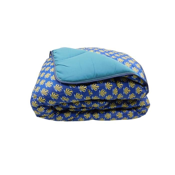 Couette - MORTREUX - D-tox - 220 x 240 cm - Tempérée - Microfibre imprimée - Lavable à 40°