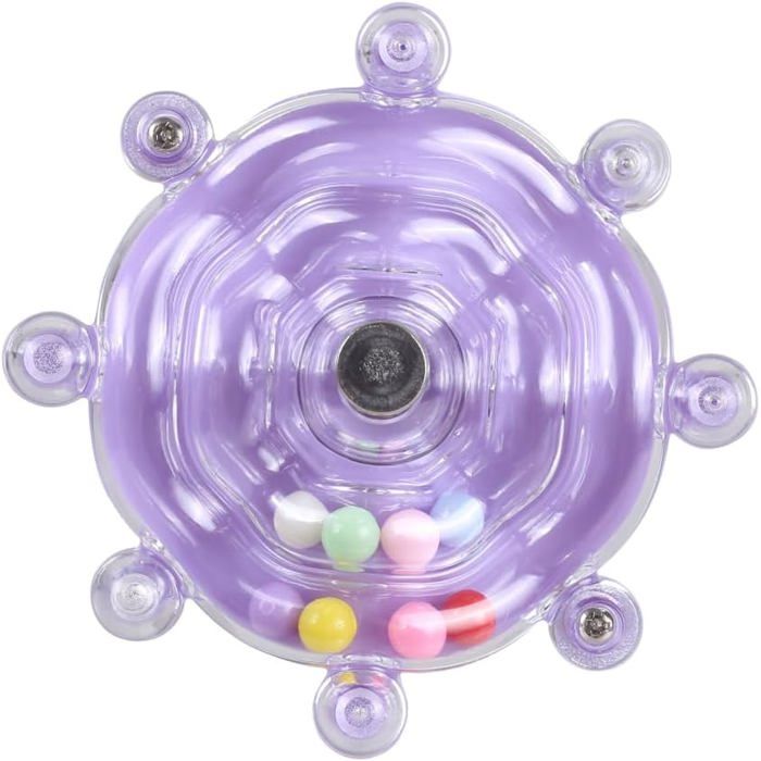 Jouet Roue Interactive Colorée pour Perruches et Conures Exercice de Mastication et Hochet .