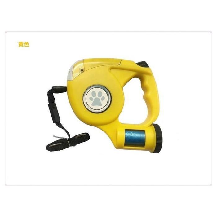 Laisse LED rétractable pour chien - Phoesky - 4 5 m - Pour chiens jusquà 45 kg - Lampe de poche intégrée