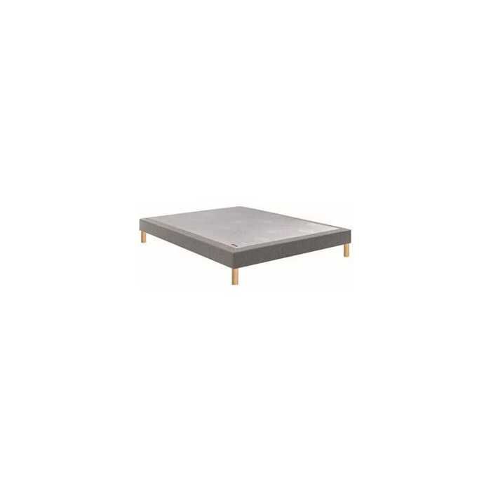 Sommier tapissier Epeda Noyer 2 places 80x190 confort ferme