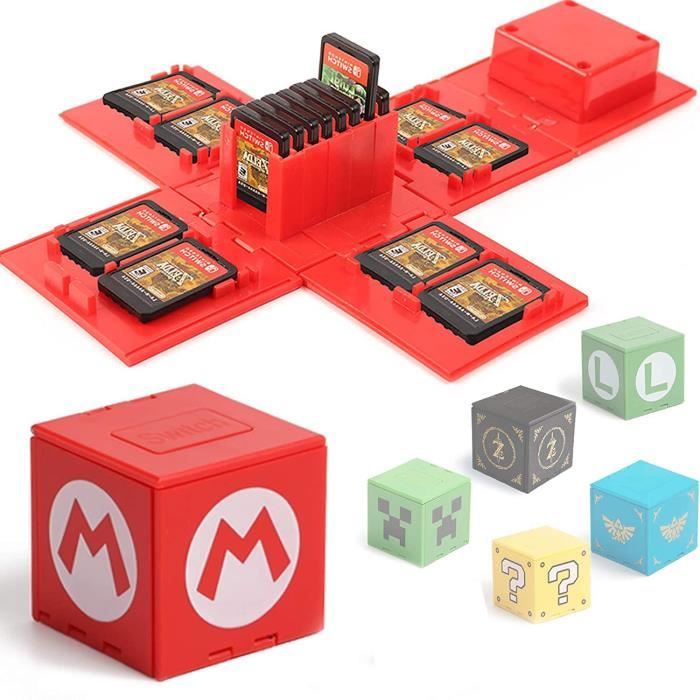 Boîte rangement de disquette jeux Switch Lite Nintendo personnalisée avec  photo motif logo texte