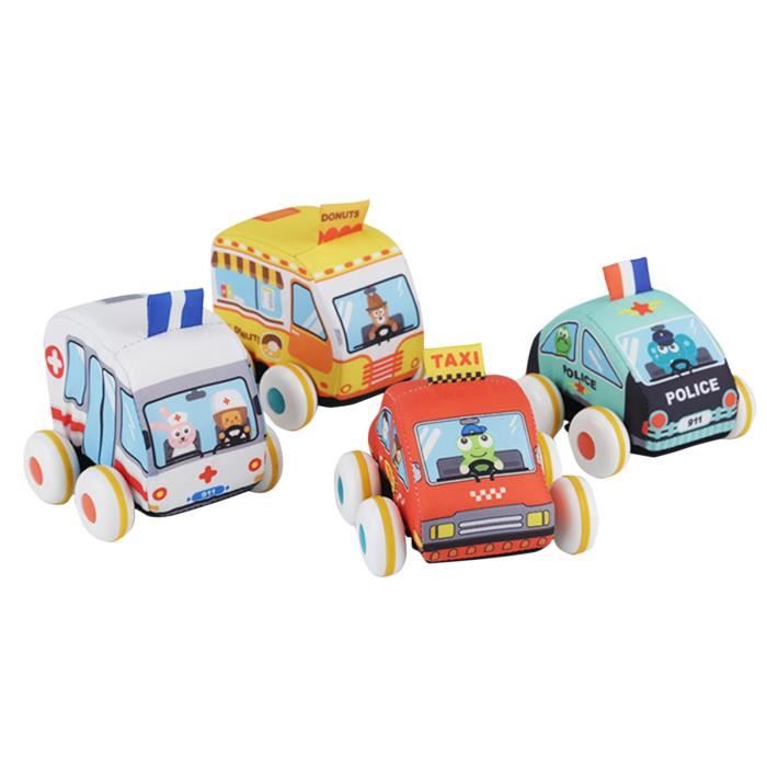 Voiture Enfant Tirez La Doux Bebe Jouet Enfants Peluche Ensemble 4 Avec Tapis De Jeu 372be Cdiscount Jeux Jouets