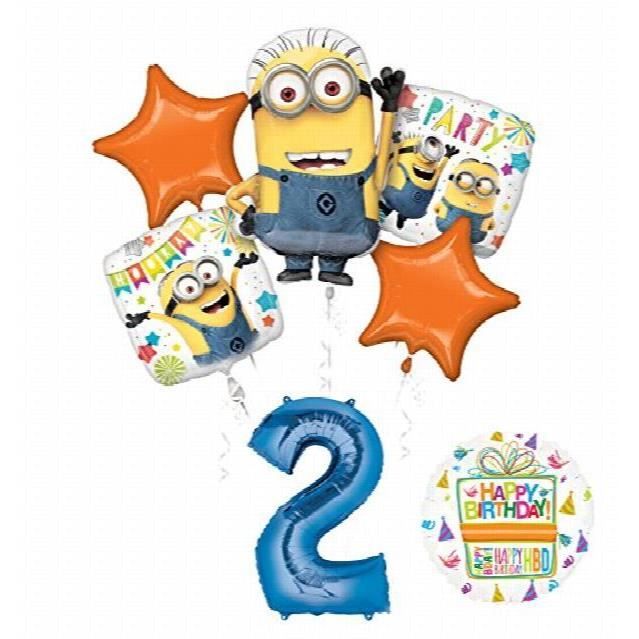 Meprisable Moi 3 Minions 2e Fournitures De Fete D Anniversaire Et Decorations De Ballons Xop4r Cdiscount Maison