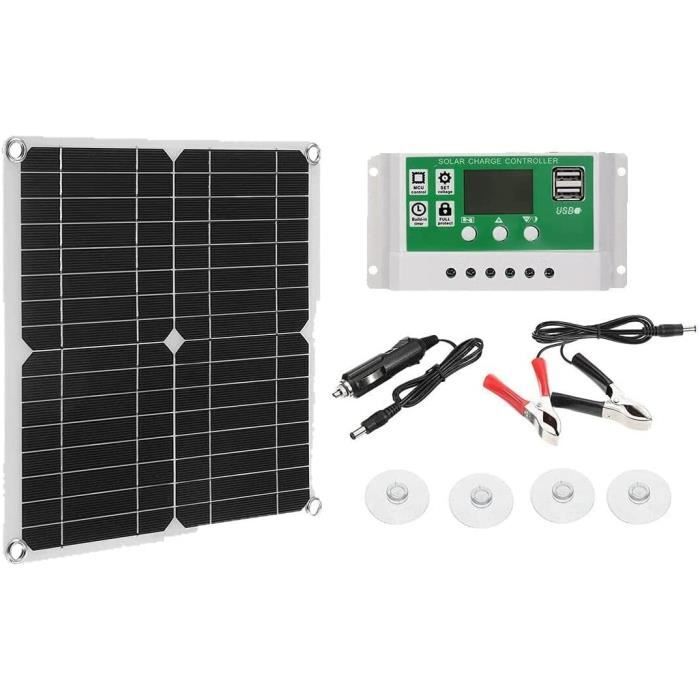 Kit Panneau Solaire 500W - Chargeur Pour Camping-car Et Caravane - Avec Contrôleur
