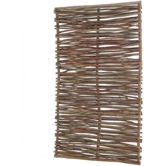 Panneaux De Clôture - OMABETA - Bois De Noisetier - 90 X 500 Cm