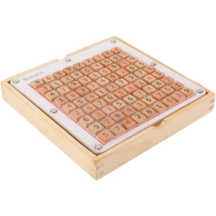 Chrees Jeu de Puzzle électronique Sudoku, Jouet éducatif pour Enfants et Adultes avec Batterie Intégrée, Puzzle Numérique Portable pour Le Développement des Compétences Cognitives